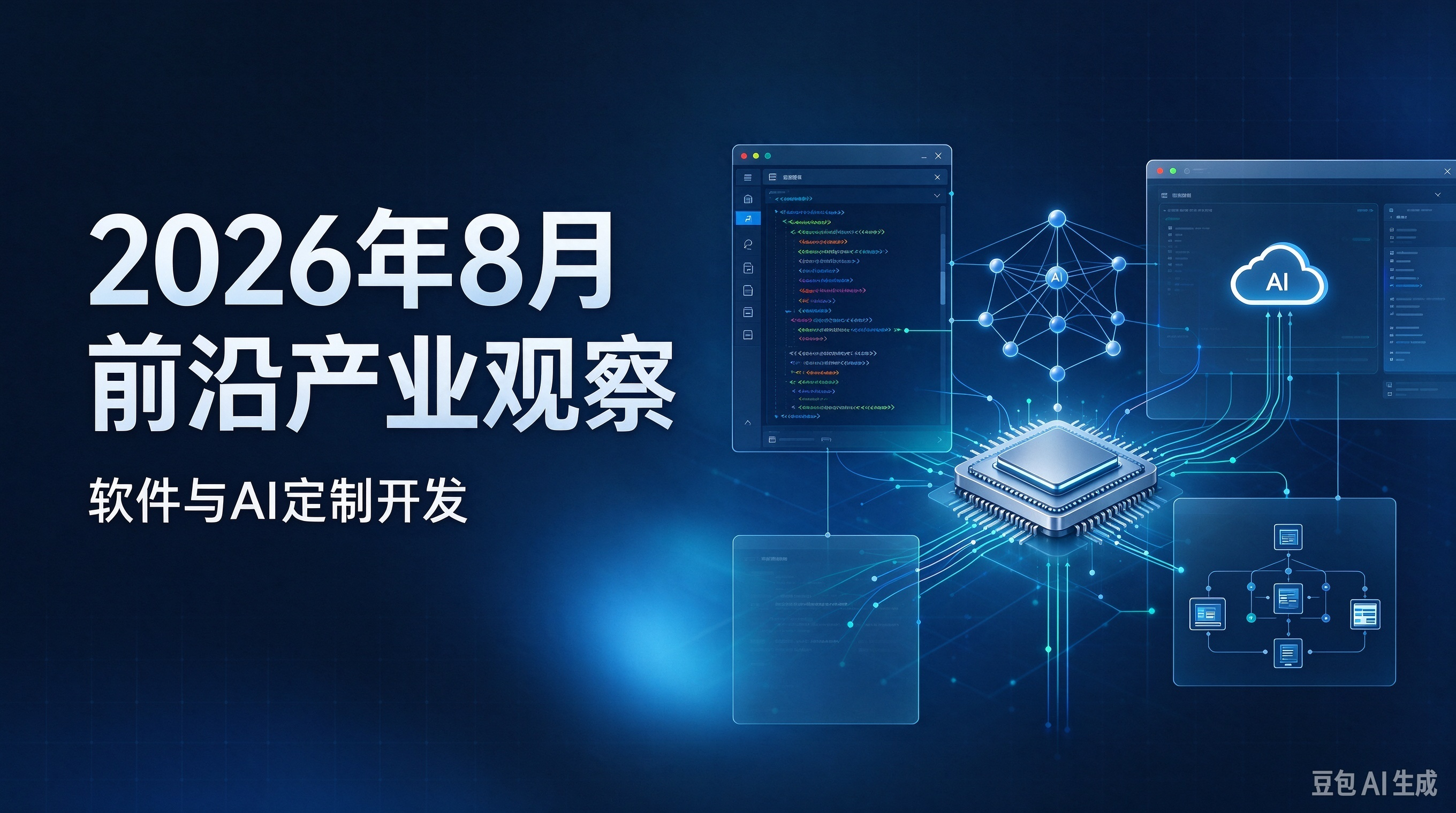 2026 年 8 月前沿产业观察：软件与 AI 定制开发